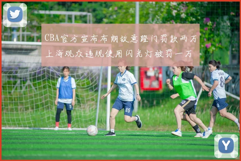CBA官方宣布布朗故意蹬门罚款两万上海观众违规使用闪光灯被罚一万